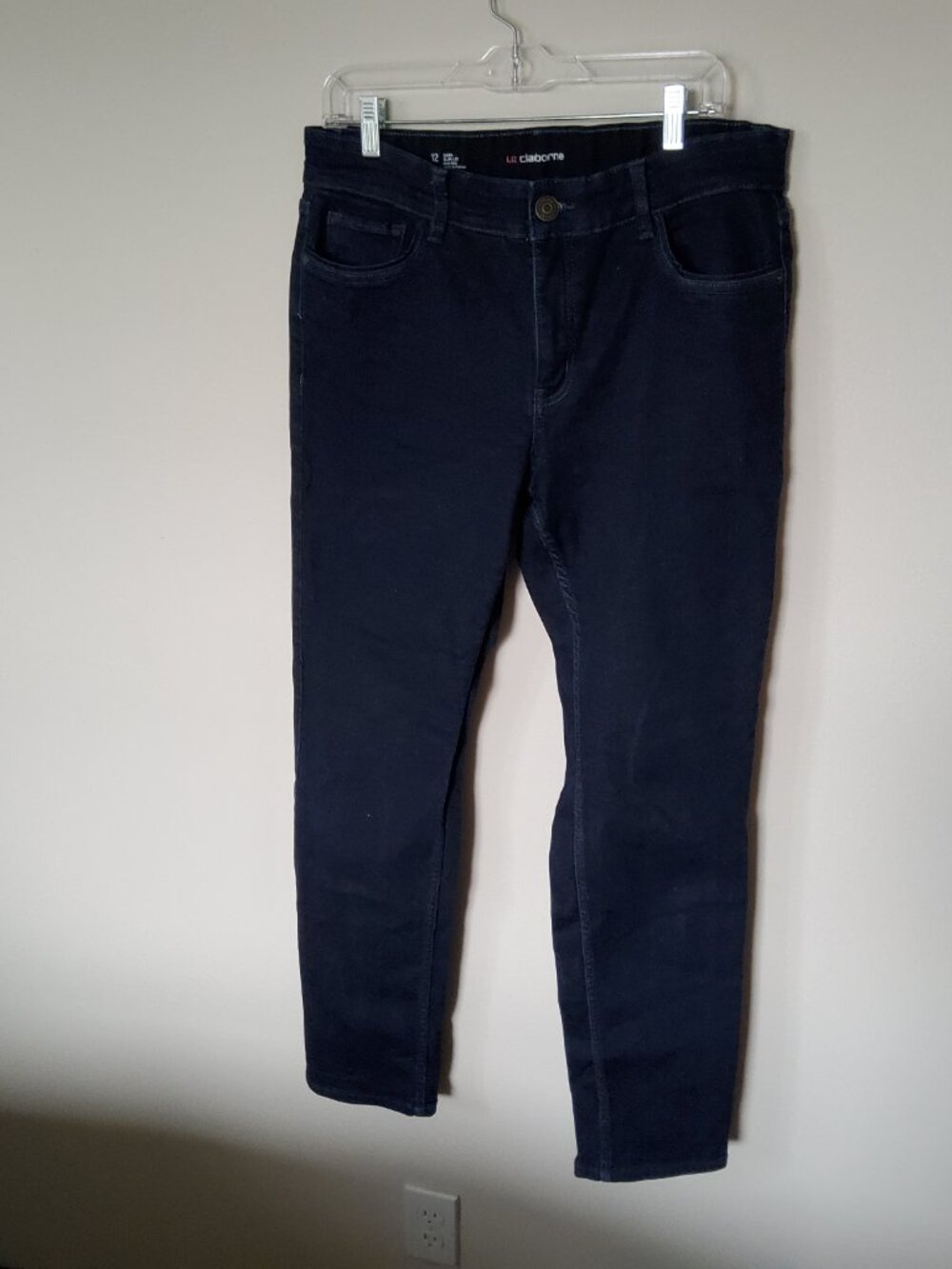 Denim Jeans size 12 Mid Rise Slim leg Liz Claiborne